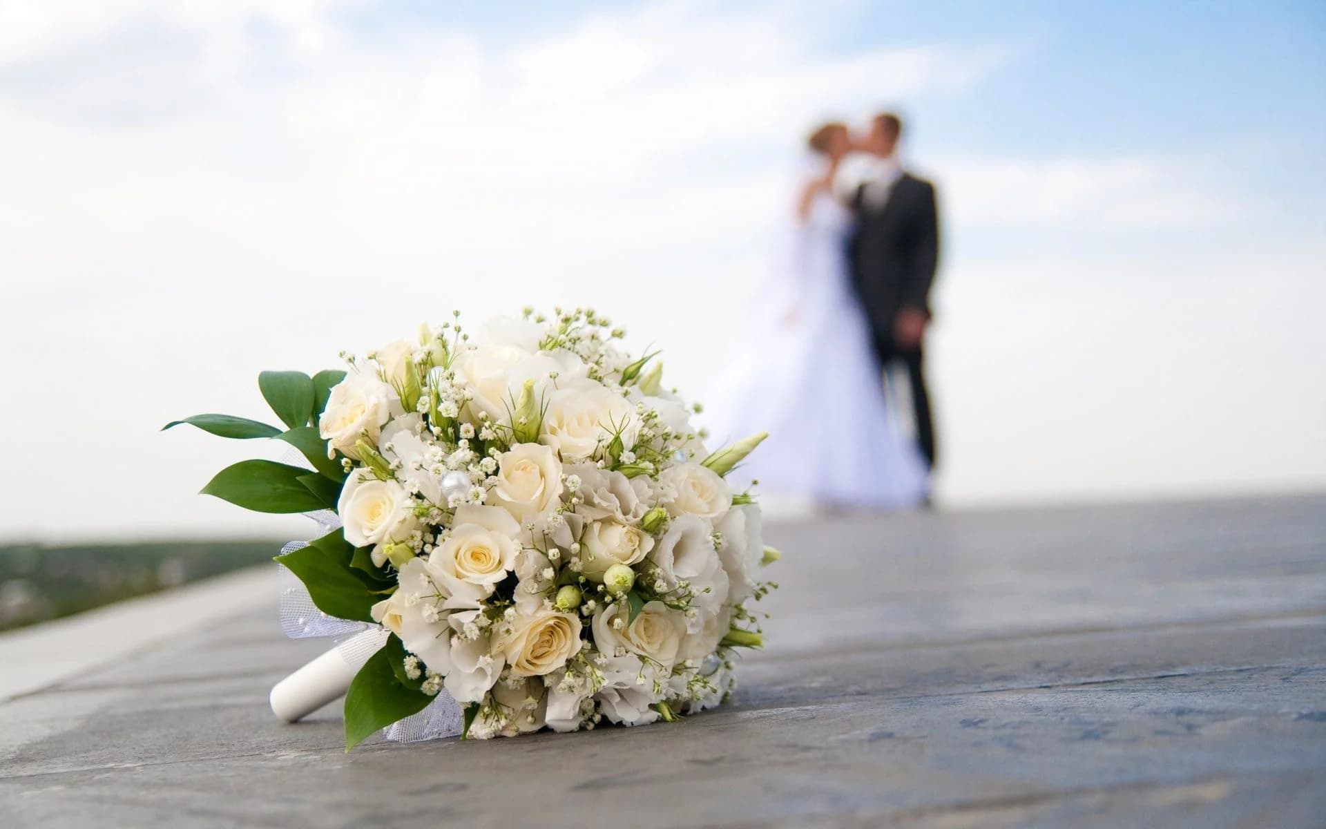 A bridal bouquet